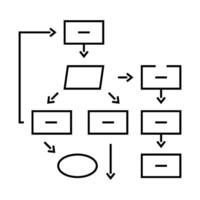 software prototyping line icon illustration vector