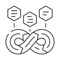 devops software line icon illustration vector