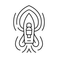 marine hydrodynamics line icon illustration vector