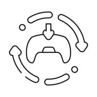 updates game development line icon illustration vector