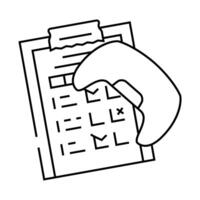 testing game development line icon illustration vector