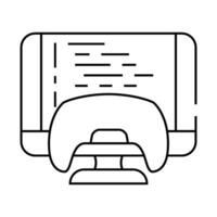 programming game development line icon illustration vector