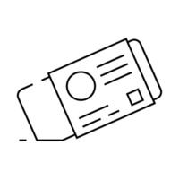 drafting eraser architectural drafter line icon illustration vector