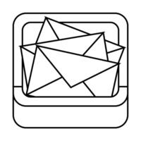 skeuomorphism ux ui design line icon illustration vector