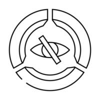 color accessibility ux ui design line icon illustration vector
