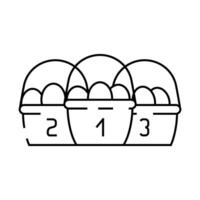 diversification financial advisor line icon illustration vector