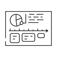 audit time management line icon illustration vector