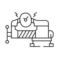 compression time management line icon illustration vector