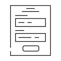 microcopy ux ui design line icon illustration vector