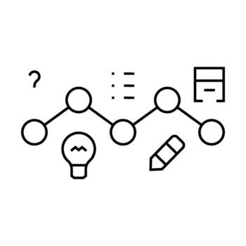 diseño pique ux ui línea icono ilustración vector