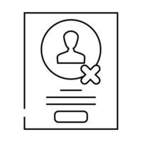 guerrilla testing ux ui design line icon illustration vector
