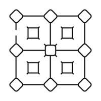 error correction quantum technology line icon illustration vector
