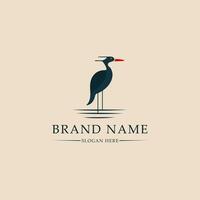 Illustration graphic of bird logo template. Flat design style. vector