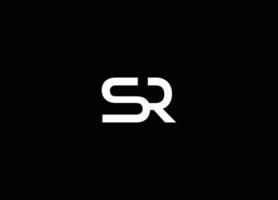 SR logo design. SR RS logo initial letter design. Alphabet letters Initials Monogram logo RS, SR. SR RS logo initial letter design. Initial SR monogram logo concept vector