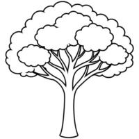 High resolution tree, Tree leaf, Cartoon tree vector