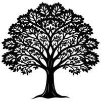 High resolution tree, Tree leaf, Cartoon tree vector