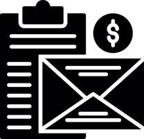 Corporate Identity Glyph Icon Design vector