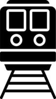 Train Glyph Icon Design vector