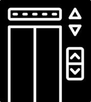 Modern Elevator Glyph Icon Design vector
