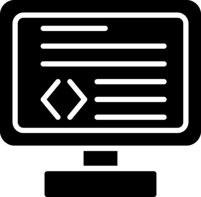 Programming Glyph Icon Design