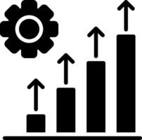 Development Glyph Icon Design vector
