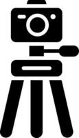 Camera Stand Glyph Icon Design vector