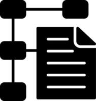 Structure Glyph Icon Design vector