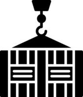Container Glyph Icon Design vector
