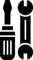 Maintenance Glyph Icon Design vector