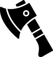Axe Glyph Icon Design vector