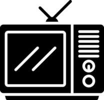 Television Glyph Icon Design vector