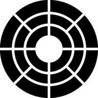 Color Circle Glyph Icon Design vector