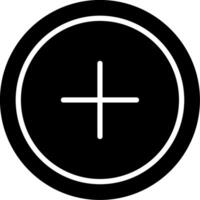 Add Glyph Icon Design vector