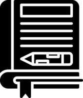 Guide Glyph Icon Design vector