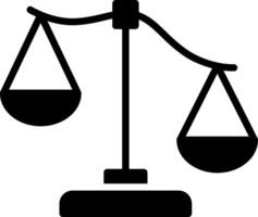 Scale Glyph Icon Design vector