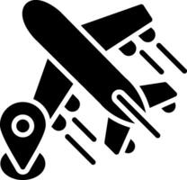 Tracker Glyph Icon Design vector