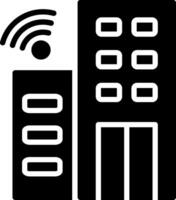 Internet Services Glyph Icon Design vector