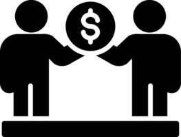 Funds Glyph Icon Design vector