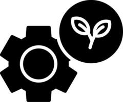 Ecology Glyph Icon Design vector