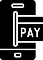 Payment Method Glyph Icon Design vector