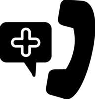 Phone Glyph Icon Design vector