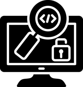 Open Source Glyph Icon Design vector