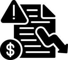 Document Glyph Icon Design vector