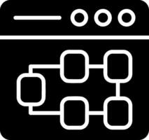 Structure Glyph Icon Design vector