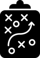 Strategy Glyph Icon Design vector