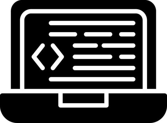 Programming Glyph Icon Design