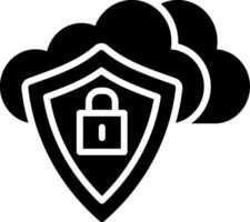 Private Glyph Icon Design vector