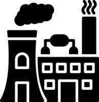 Thermal Power Glyph Icon Design vector
