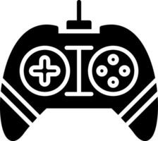 Gamepad Glyph Icon Design vector