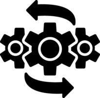 Operation Glyph Icon Design vector
